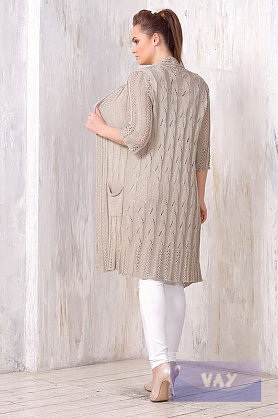 кардиган К1301*40 бежевый К1301*40 бежевый