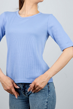 Л2044 лапша футболка голубой Л2044 лапша голубой