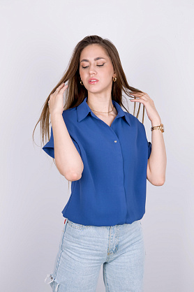 рубашка к2682* тёмно-синий рубашка к2682* тёмно-синий