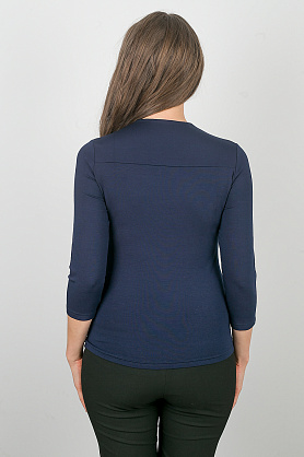 лонгслив Л012-2* т.синий Л012-2* т.синий