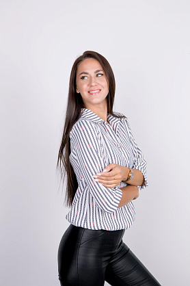 рубашка к2923 белый к2923 белый