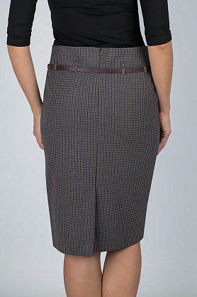 юбка П07-012-60 шоколад П07-012-60 шоколад