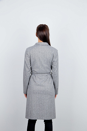 жакет Л783 драп ёлочка серый жакет Л783 драп ёлочка серый