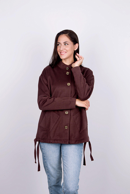 кардиган л2485-2*40 драп шоколад