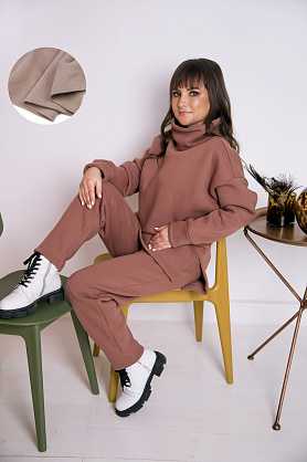 Костюм Л938-939 футер утепл. кофейный Л938-939 футер утепл. кофейный