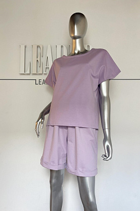 шорты л954 футер_395 сирень л954 футер_395 сирень