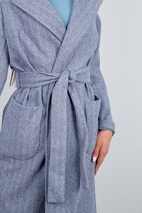 жакет Л783 драп ёлочка т.синий Л783 драп ёлочка т.синий