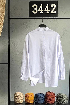Рубашка АН3442 белый АН3442 белый