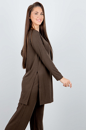 джемпер Л2124_86 комфорт кофе Л2124_86 комфорт кофе