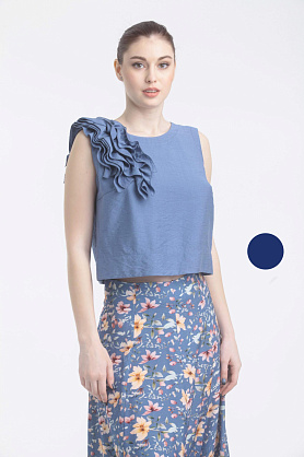 блузка Л555 Наоми синий Tropic
Блуза Л555 текстиль Наоми синий Tropic