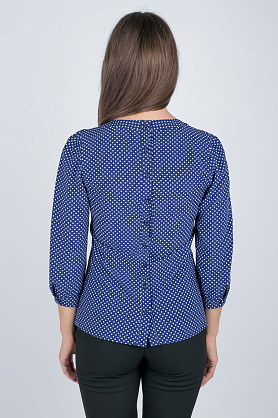 блузка Б6.3.68 классика*20 14497*1 синий Б6.3.68 классика*20 14497*1 синий