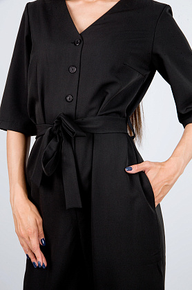 комбинезон Л805 тенсел черный Л805 тенсел черный