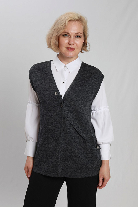жилет Ш1552 серый