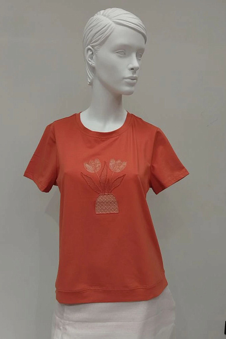 футболка К6610 терракот