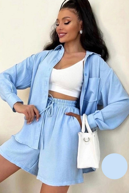 Шорты 2803_450 св. голубой