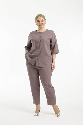 жакет л765 текстиль лён_375 мокко л765 текстиль лён_375 мокко