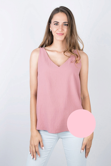 блузка Л624 крэш св.роза