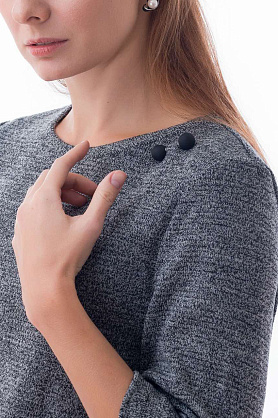 джемпер+юбка С5143_вяз сер.меланж С5143_вяз сер.меланж