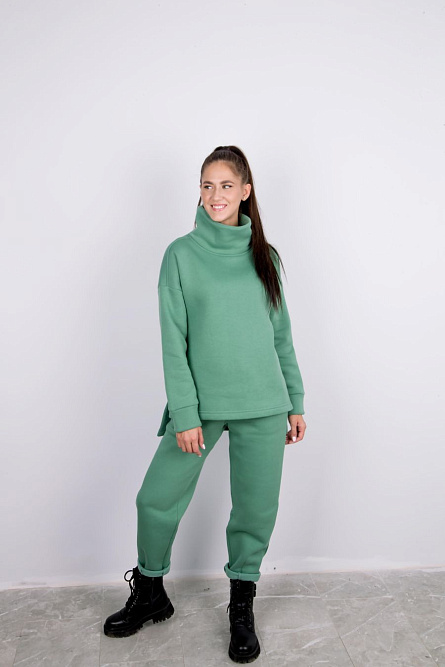 костюм л938-939 футер утепл. полынь