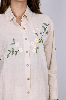 Рубашка АН3592 бежевый
АН3592 бежевый