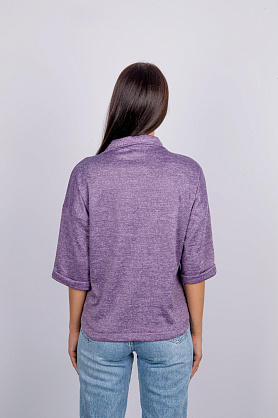 джемпер к1509 меланж сирень к1509 меланж сирень