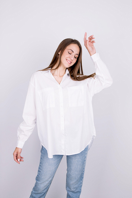 рубашка АН3688 1.белый