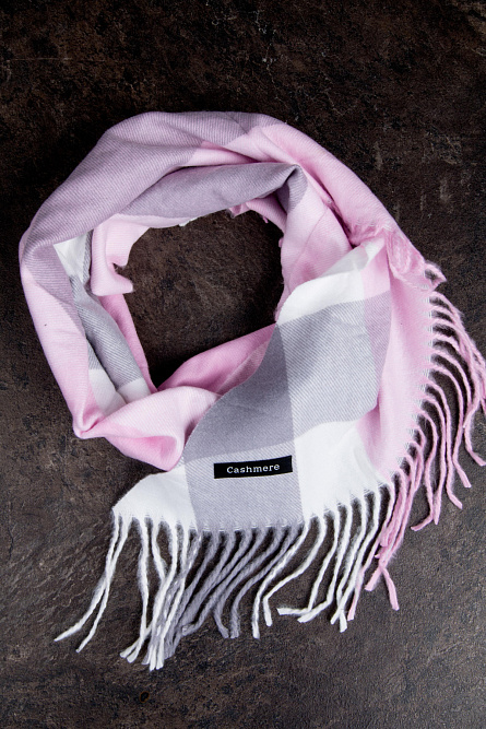 шарф-палантин пп9870 ^15 я. розовый