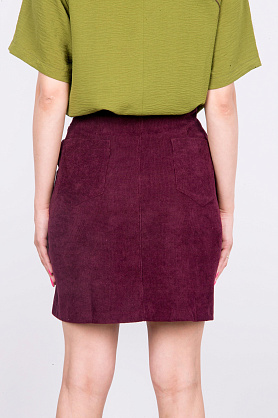 юбка л791 вельвет мелкий*30 бордо л791 вельвет мелкий*30 бордо