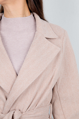 жакет Л783 драп ёлочка бежевый Л783 драп ёлочка бежевый