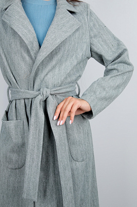 жакет Л783 драп ёлочка полынь Л783 драп ёлочка полынь