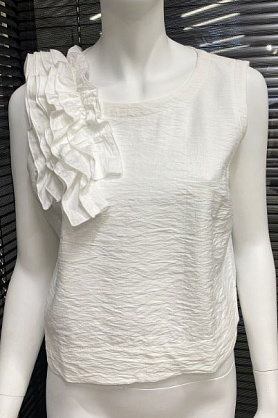 топ Л555 текстиль Вивьен белый_441 Tropic Л555 текстиль Вивьен белый Tropic