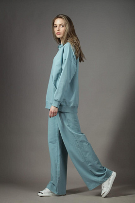 брюки+свитшот Л945-944_292 Тиффани, тонкий трикотаж Л945-944_292 Тиффани, тонкий трикотаж