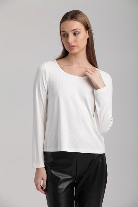 джемпер Л2012-2 лапша белый